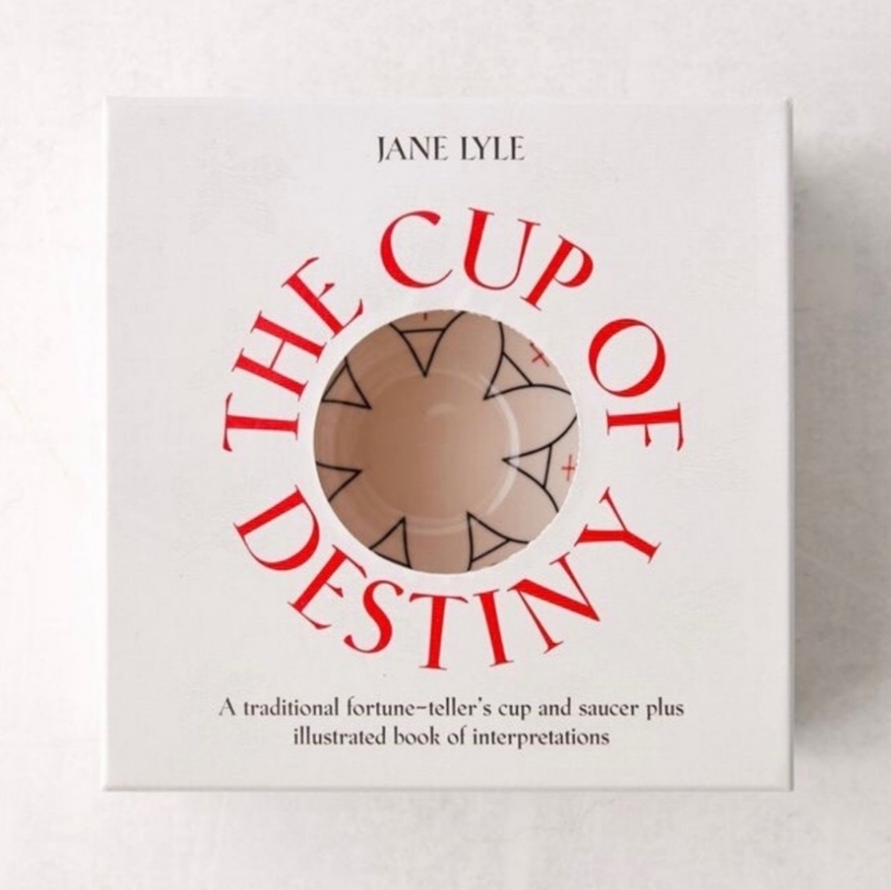 Jane Lyle Porcelain Fortune Telling Cup And Saucer of Destiny Astrology‎ Zodiac